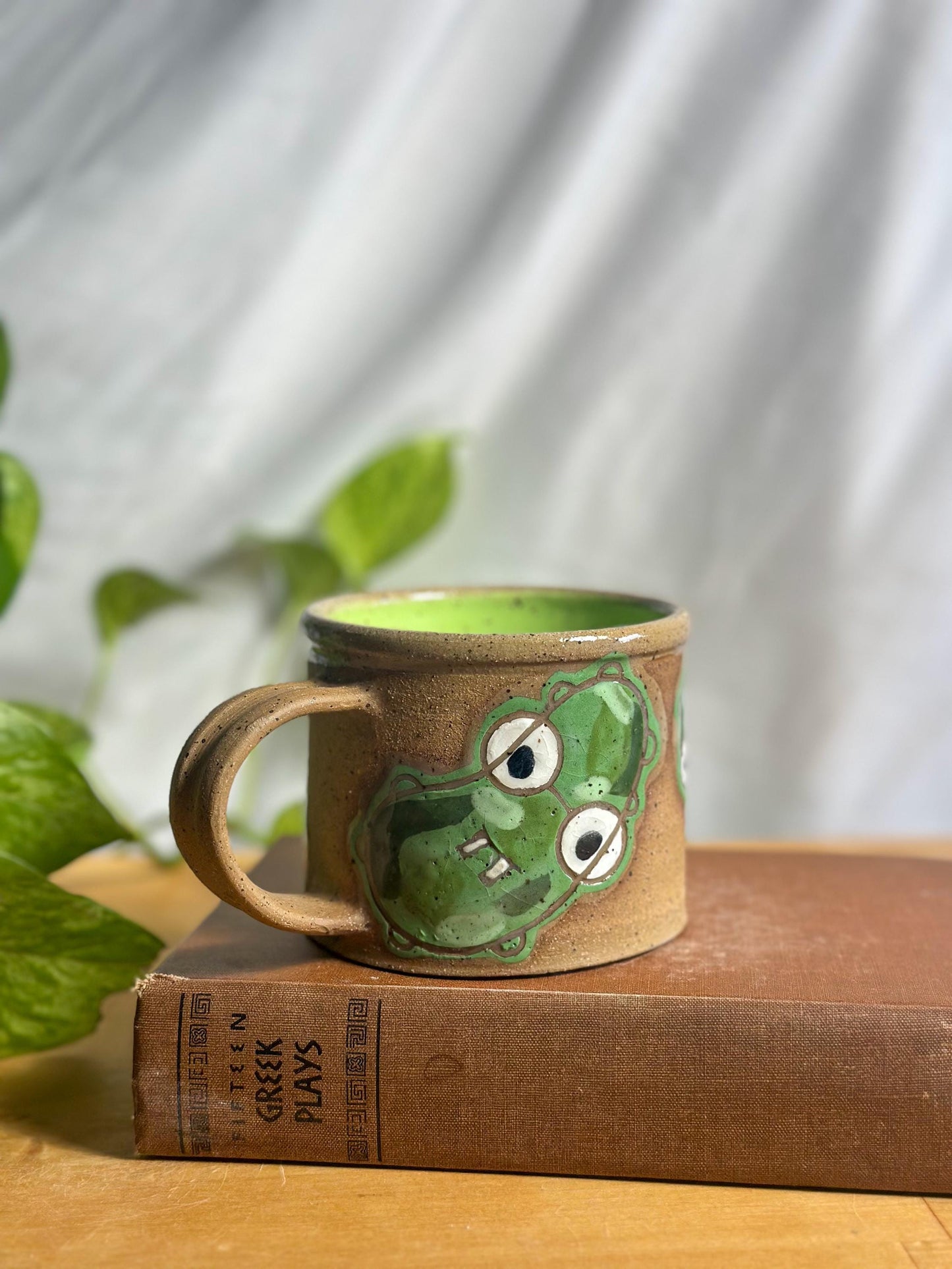 pickle electrolyte character modern latte mug