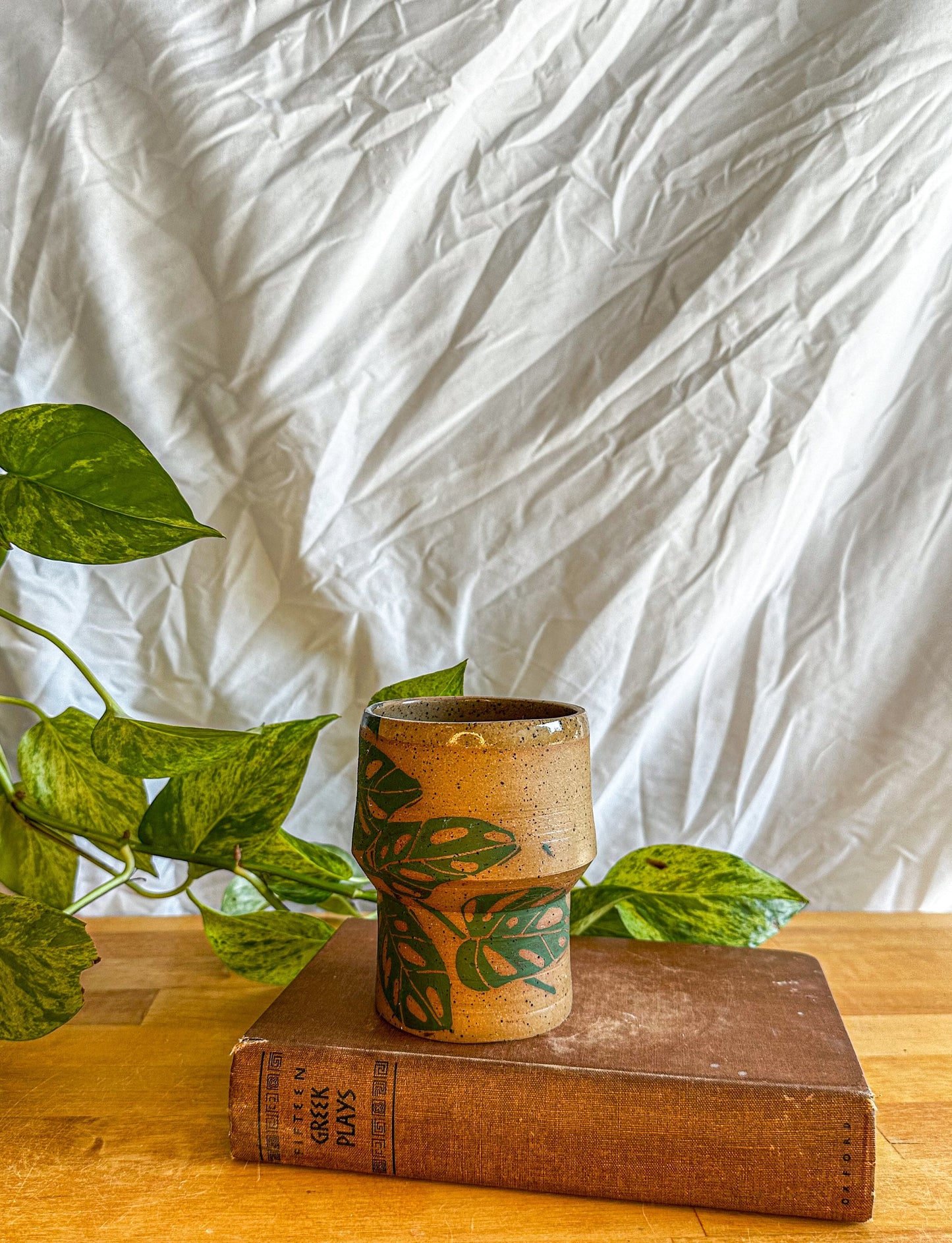 local ceramic art mug