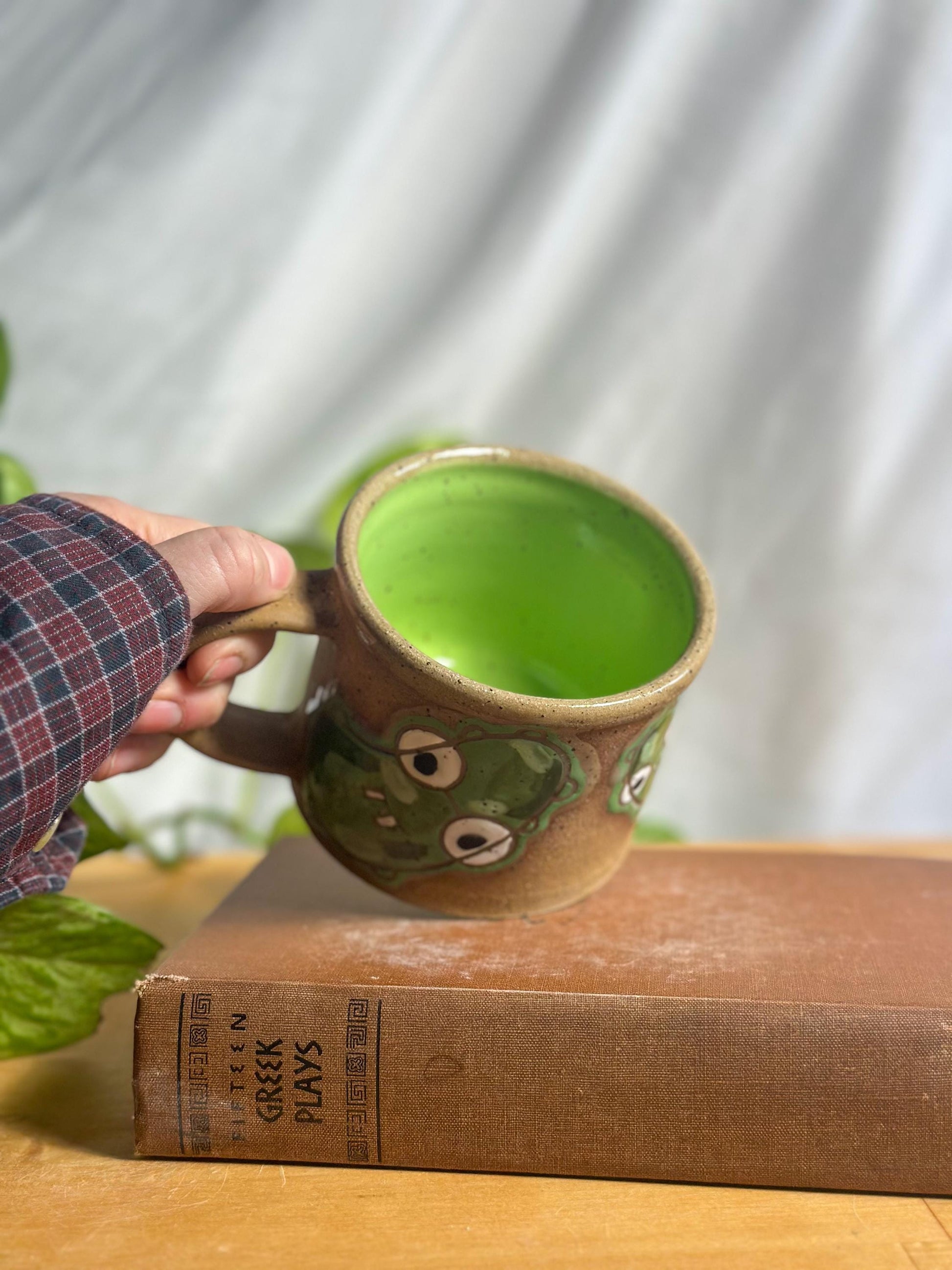 pickle electrolyte character modern latte mug