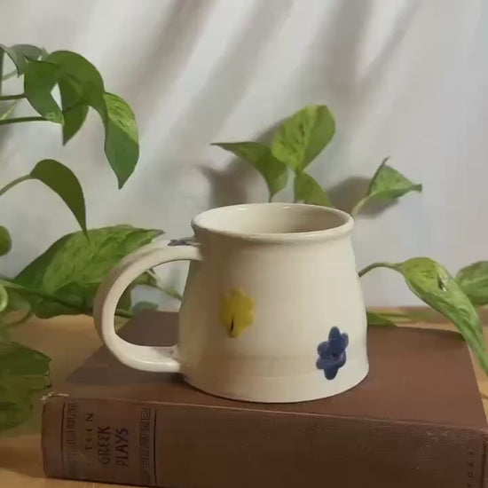 melting flowers matte coffee mug